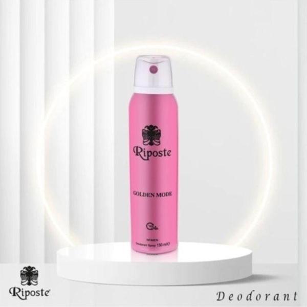 Mbb E-Ticaret Riposte 24 Saat Etkili Kadın Deodorant - Golden Mode - 150 Ml - Image 1