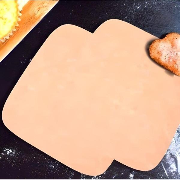 Mbb E-Ticaret 100 Adet Air Fryer Pişirme Kağıdı Tek Kullanımlık Hava Fritöz Yağ Geçirmez Yapışmaz Kağıt - Image 1