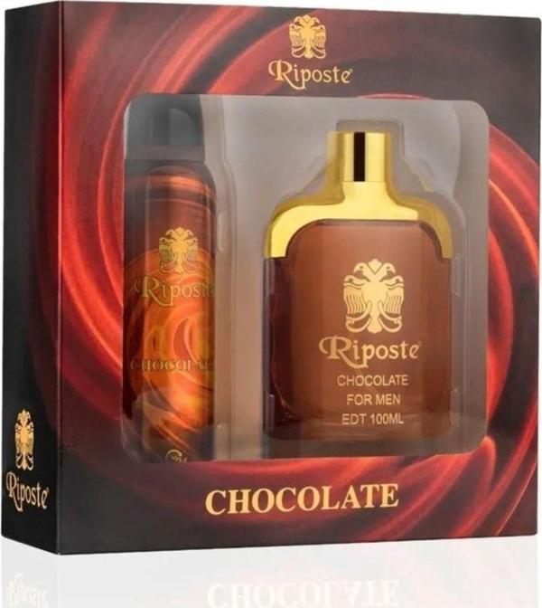 Mbb E-Ticaret Riposte Erkek Parfüm & Deodorant Seti Chocolate For Men 100 Ml - Image 1