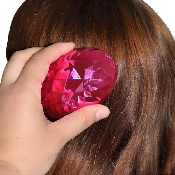 Mbb E-Ticaret Neon Pembe Düzleştirici Tarak Geniş Aralıklı Her Saç Tipine Uygun Fırçalı Saç Düzleştirici - Image 1