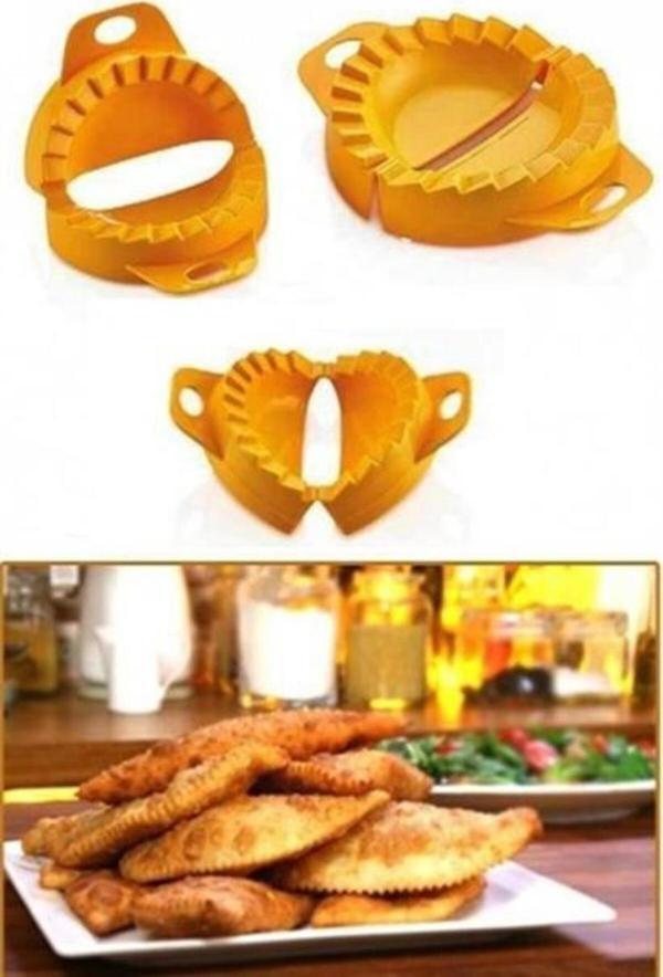 Mbb E-Ticaret 3Lü Çiğ Börek Kurabiye Hamur İşi Ravioli Kesme Kalıbı Aparatı - Image 1
