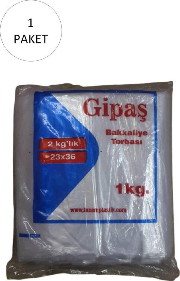 Mbb E-Ticaret Bakkaliye Naylon Torba 2'Kg Lık 23X36 Cm 1 Paket (Takriben 260 Adet) - Image 1