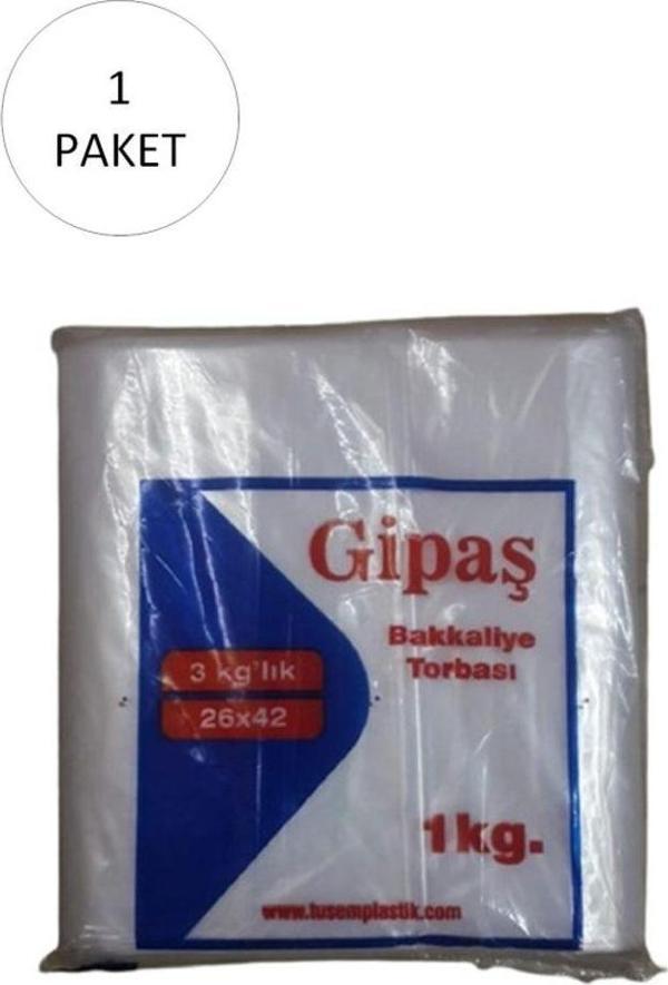 Mbb E-Ticaret Bakkaliye Naylon Torba 3'Kg Lık 26X42 Cm 1 Paket (Takriben 165 Adet) - Image 1