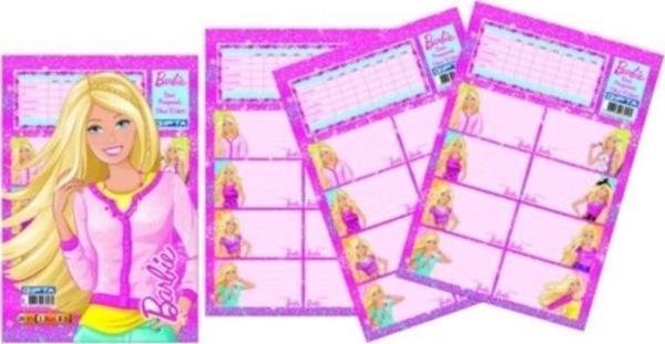 Mbb E-Ticaret Barbie Ders Programlı Okul Etiketi 16X24Cm 3 Yaprak - Image 1
