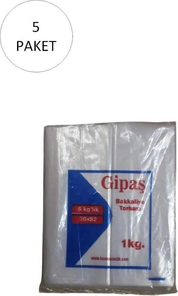 Mbb E-Ticaret Bakkaliye Naylon Torba 5'Kg Lık 30X52 Cm 5 Paket (Takriben 550 Adet) - Image 1