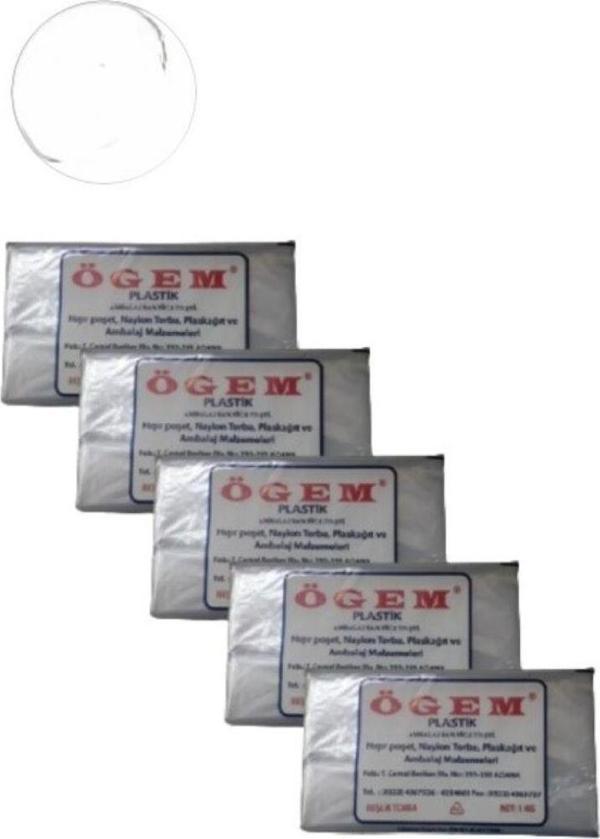 Mbb E-Ticaret Bakkaliye Naylon Torba Beşlik 30X52 Cm 1 Kg 5 Paket (Takriben 525 Adet) - Image 1