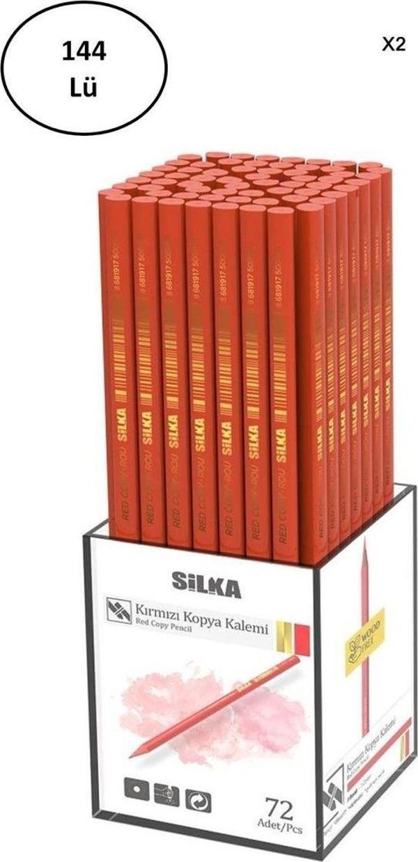 Mbb E-Ticaret Silka Kırmızı Kopya Kalemi 144'Lü - Image 1