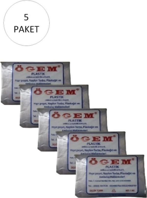 Mbb E-Ticaret Bakkaliye Naylon Torba Üçlük 26X45 Cm 1 Kg 5 Paket (Takriben 675 Adet) - Image 1