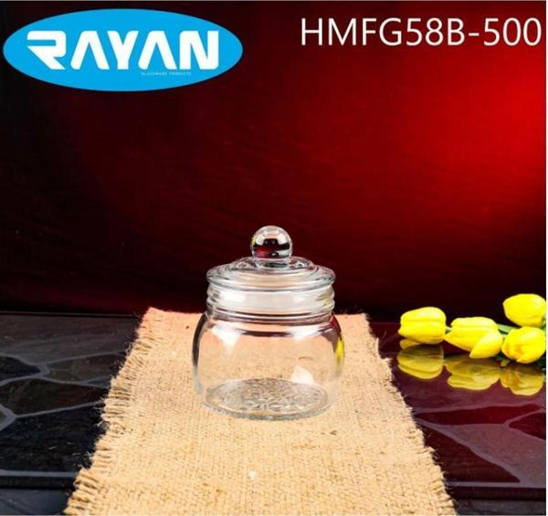 Mbb E-Ticaret Cam Kavanoz 500 Cc Royaleks-Hmfg58-500 - Image 1