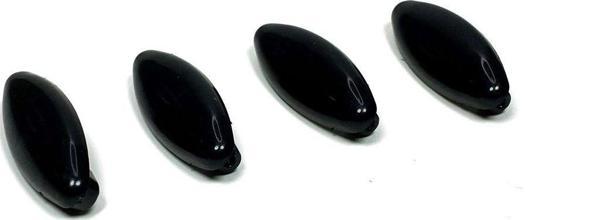 Mbb E-Ticaret 4 Adet Plastik Çengelli Eşarp Ve Şal İğnesi Siyah 4 Cm - Image 1