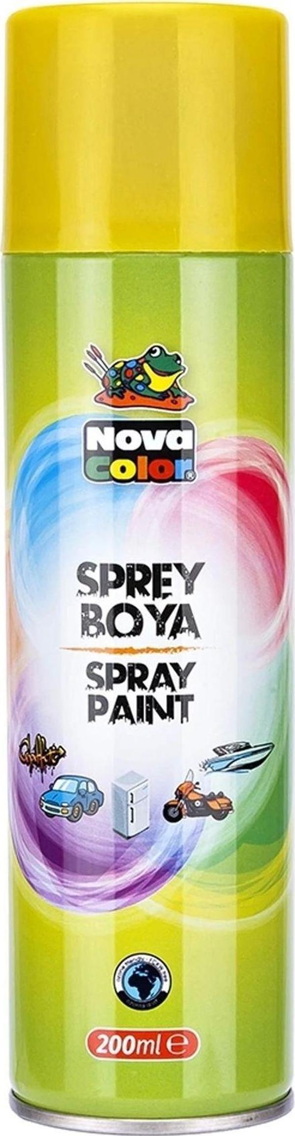 Mbb E-Ticaret Sprey Boya 200 Ml Sarı - Image 1