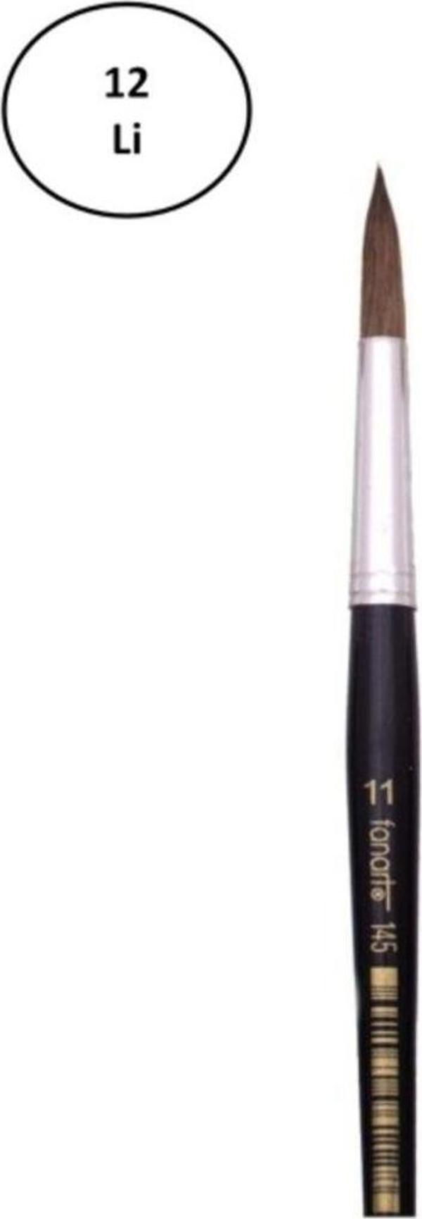 Mbb E-Ticaret Fanart Academy Seri 145 Rötuş Fırçası, No:11 12'Li - Image 1