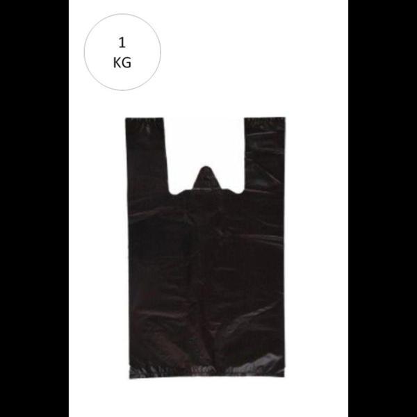 Mbb E-Ticaret Siyah Atlet Poşet Battal Boy 40X75 Cm Takriben 23 Adet 1 Kg - Image 1