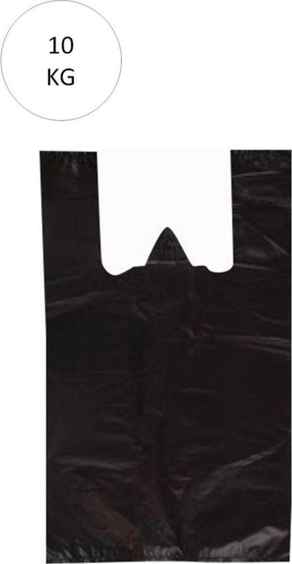 Mbb E-Ticaret Siyah Atlet Poşet Küçük Boy 25X45 Cm Takriben 1.110 Adet 10 Kg - Image 1