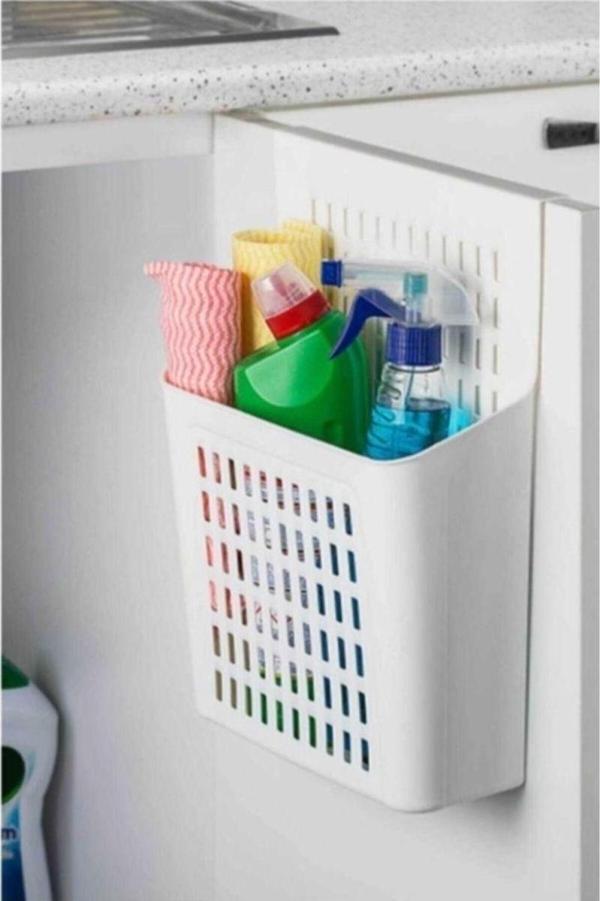 Mbb E-Ticaret Plastik Askılı Dolap Düzenleyici Dolap Içi Deterjanlık - Image 1