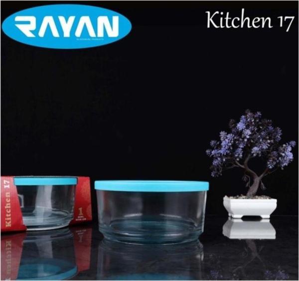 Mbb E-Ticaret Rayan Kitchen Plastik Kapaklı 17 Cm Saklama Kabı Cam - Image 1