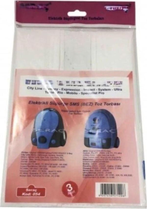 Mbb E-Ticaret Elektrik Süpürgesi Toz Torbası 3 Lü Philips Sydney Electrolux Aeg - Image 1