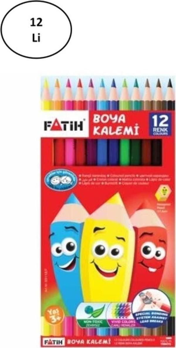  Fatih 12 Renk Tam Boy Kuruboya 12'Li - Image 1