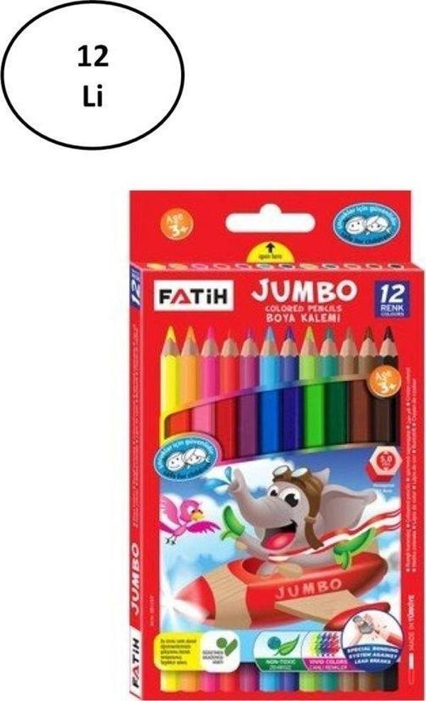  Fatih Kuruboya Jumbo 12 Renk Tam Boy 12'Li - Image 1
