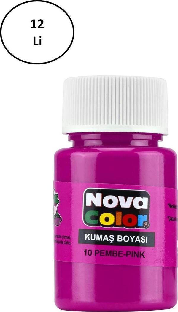 Mbb E-Ticaret Nc-168 Kumaş Boyası Şişe Pembe 12'Li - Image 1
