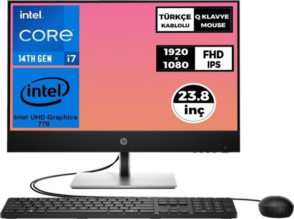 HP ProOne 440 G9 i7-14700T 32GB 8TB SSD 23.8" FHD Freedos All In One Bilgisayar 9H6X8ET 12 - Image 1
