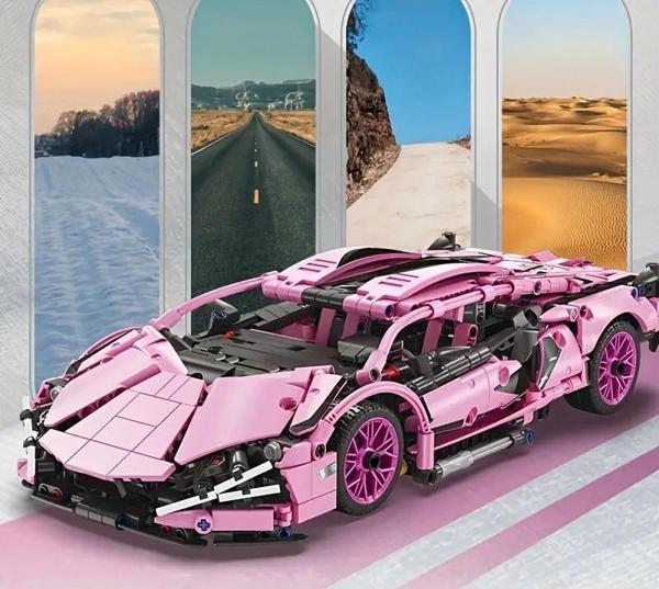 Lamborghini Sian 1:14 BUILDING BLOKS 1280 Parça Spor Araba Yapı Blokları 14+ Yaş Gençler & Yetişkinl - Image 1