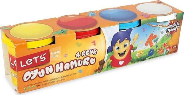 Mbb E-Ticaret Lets Oyun Hamuru 4 Renk Normal Renkler L8340 - Image 1