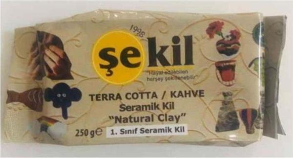 Mbb E-Ticaret Şekil Seramik Hamuru 250Gr Kahve - Image 1