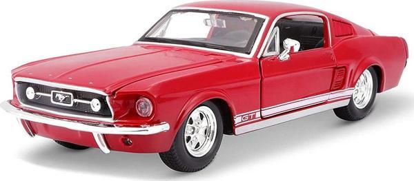 Maisto 1/24 1967 Model Ford Mustang GT Kırmızı - Image 1