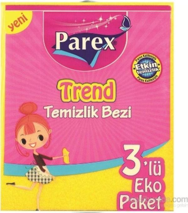 Parex 4'Lü Temizlik Bezi Trend 3'Lü - Image 1