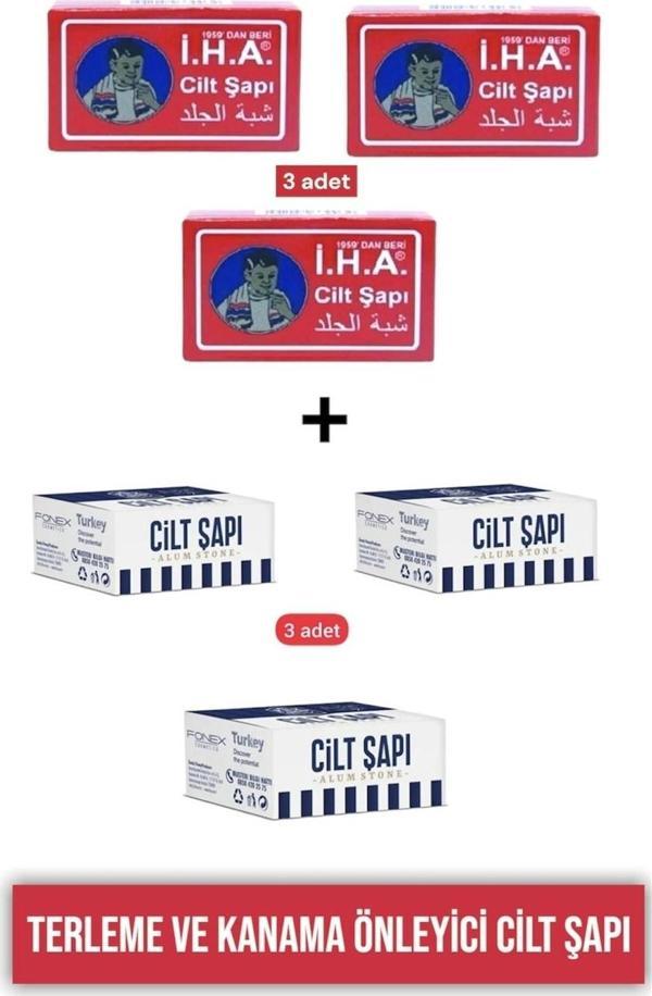 İha Ter Kokusu Önleyici Kanamayı Durduran Cilt Beyazlatıcı Kan Taşı Cilt Şapı Toplmda 6Adet - Image 1
