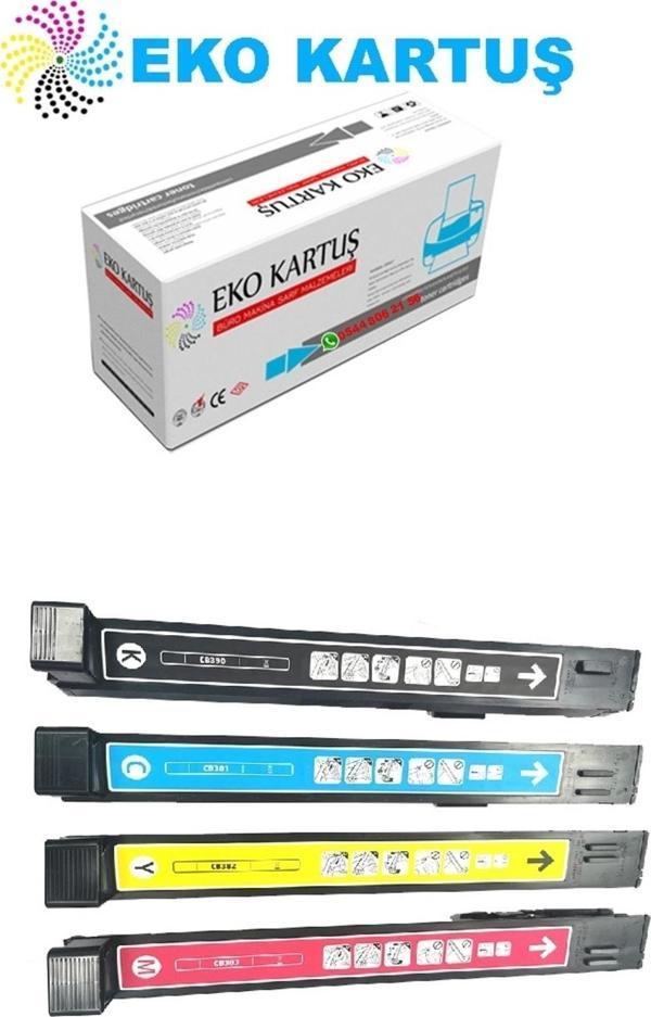 Hp Color Laserjet Cp6015x (cb380a-cb381a-cb382a-cb383a) (823a) Set Muadil Toner - Image 1