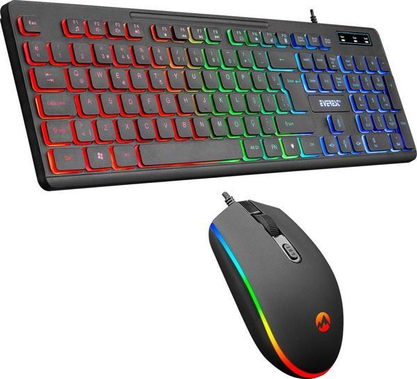 Everest Kb-120 Sm-Gx66 Gaming Oyuncu Klavye Mouse Set - Image 1
