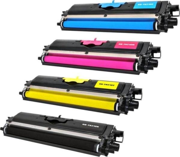 Brother Tn-210, Tn-230, Tn-240 Muadil Toner Set C,m,y,k - Image 1