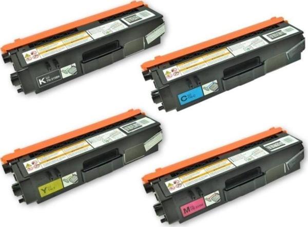 Brother Tn-315, Tn-325, Tn-345 Muadil Toner Set C,m,y,k - Image 1