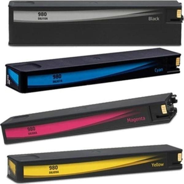 Hp 980xl C,m,y,k 4 Renk Muadil Kartuş Seti - Image 1