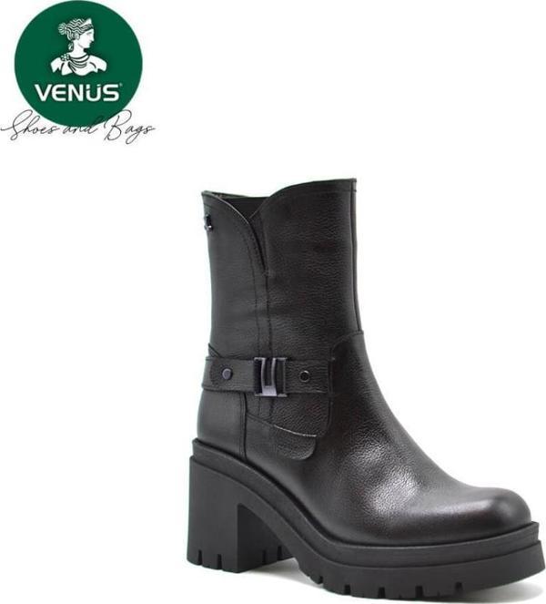 VENÜS 2351303K PLATFORM TOPUK DERİ KADIN BOT - Image 1