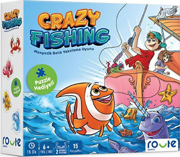 Oyuncak Balık Avı Kutu Oyunu Puzzle Hediyeli - Image 1