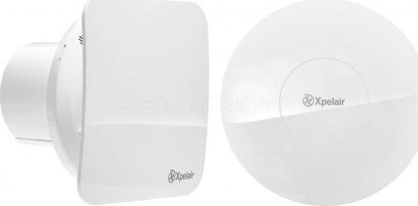 XPELAIR C4Sr Sessiz Banyo Fanı Kare Ve Yuvarlak Kapak Aynı Kutuda - Image 1
