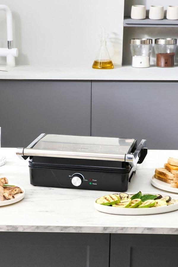 Cookplus X Inox 2000W Izgara Ve Tost Makinesi 4 Dilim - Image 1