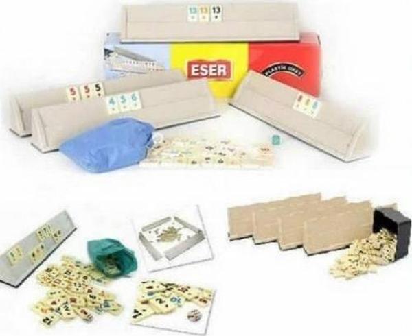 Eser Plastik Okey Takımı Büyük Boy Okey 1. Sınıf Okey Takım - Image 1