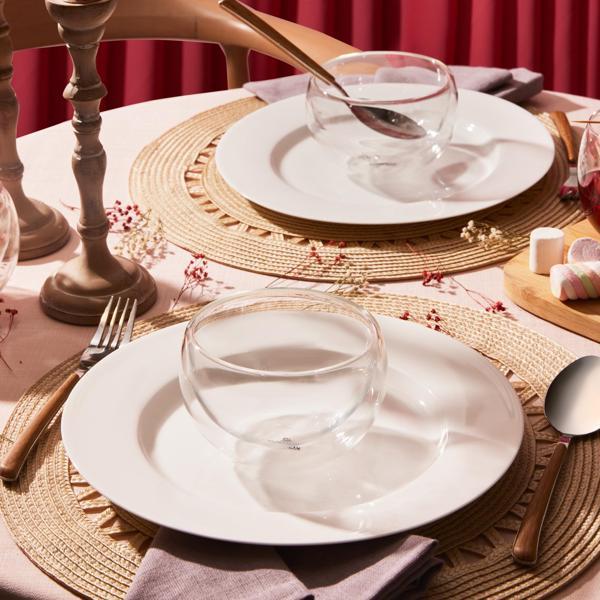 Karaca Liana Cam 12 Parça 6 Kişilik Yemek Takımı - Image 1