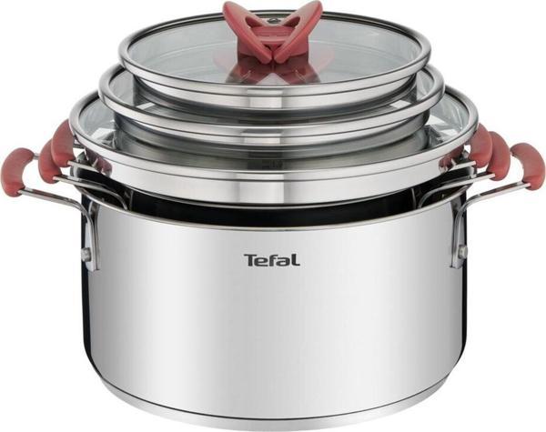 TEFAL Optispace Çelik Tencere Seti - 6 Parça - Image 1