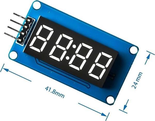 Tm1637 4 Hane 4 Digit Dijital Seri 7 Segment Ekran Saat Iıc - Image 1