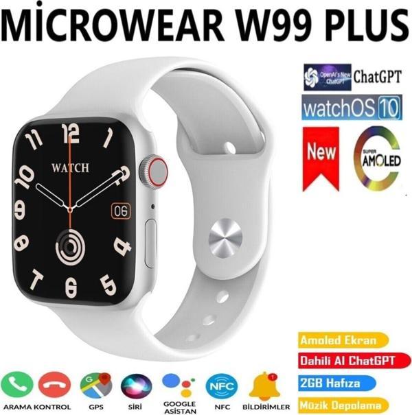Microwear Watch 9 (W99 Plus) Akilli Saat(2024 Model Yeni̇ Seri̇) - Image 1