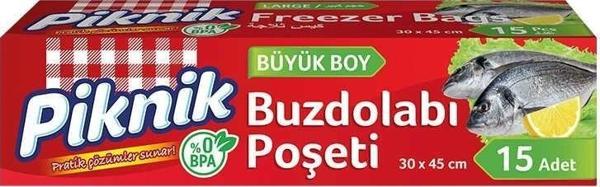 PİKNİK BUZDOLABI POŞETİ BÜYÜK BOY 15Lİ - Image 1