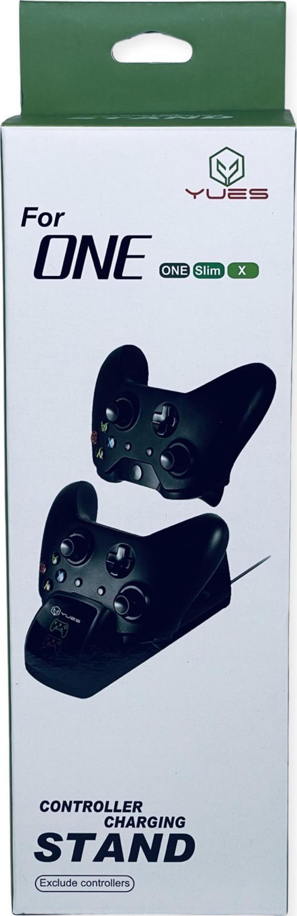 YUES Xbox One S Gamepad Oyun Kolu Şarj Stand Göstergeli Batary Xbox One/one S Uyumlu - Image 1