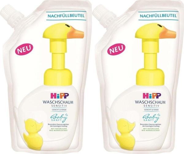 HİPP BABYSANFT BEBEK EL YIKAMA KÖPÜĞÜ YEDEK 250 ML 2 ADET  - Image 1