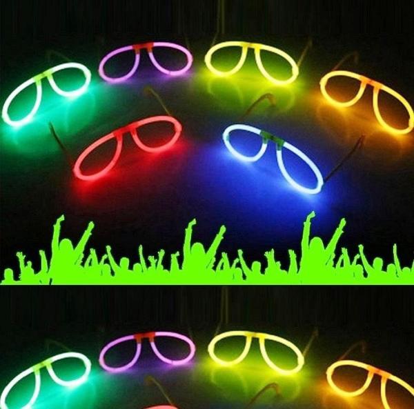 49 ADET FOSFOR GÖZLÜK IŞIKLI GÖZLÜK NEON GÖZLÜK GLOW STİCK GÖZLÜK VIP DELUXE KALİTE GLOW GÖZLÜK VIP - Image 1