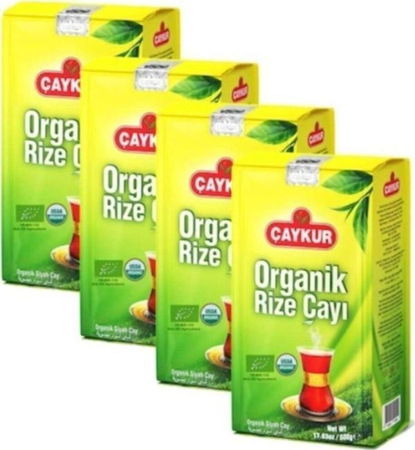 Çaykur Organik Rize Çayı 500 Gr 4 Adet - Image 1